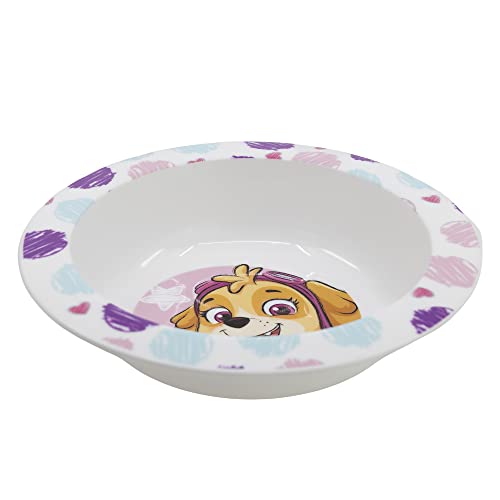MIKROWELLENSICHERE KINDERSCHÜSSEL. BPA FREI | PAW PATROL GIRL SKETCH ESSENCE, Hellblau von Stor