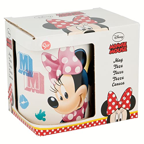 STOR Keramiktasse, 325 ml, in Geschenkbox mit Minnie Mouse 'Summer Crush' (74811), Keramik, bunt von Stor