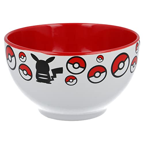Stor Keramikschale für Frühstück, 600 ml, Pokémon Distortion Young Adult, Schwarz, Mittel Stor Keramikschale für Frühstück, 600 ml, Pokémon Distortion Young Adult, Schwarz, Mittel von Stor