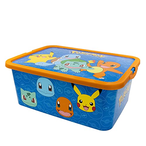 Stor 13 Liter Click Lock Aufbewahrungsbox : Pokemon Rock von Stor