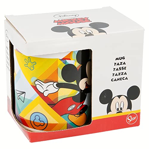 325 Ml Kinder-Keramik-Becher in Geschenkbox Mickey Farbe fließen von Stor