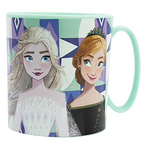 Stor 390 ML BPA FREIER PLASTIKBECHER MIKROWELLENGEEIGNET | FROZEN ICE MAGIC, Bunt von Stor