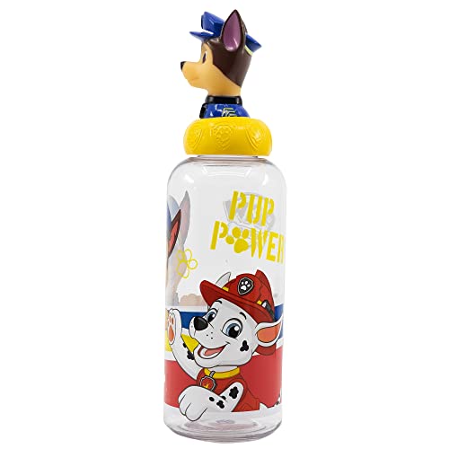 Stor 3D FIGURINE FLASCHE 560 ML FÜR KINDER | PAW PATROL PUP POWER von Stor