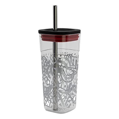 Stor ACRYLBECHER MIT EDELSTAHLSTROHHALM 540 MLT | 540 ML MARVEL von Stor