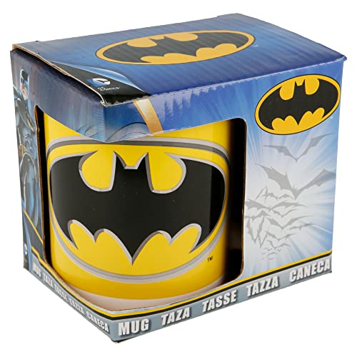 Stor 325 Ml Kinder-Keramik-Becher in Geschenkbox Batman Logo von Stor