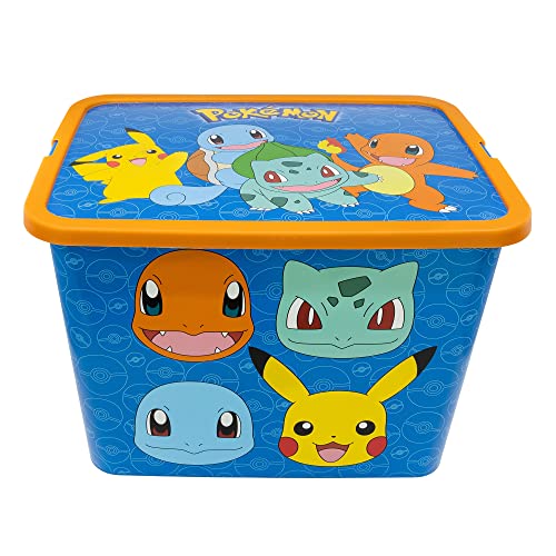 Stor DEKORIERTE AUFBEWAHRUNGSBOX. 23 L FASSUNGSVERMÖGEN | POKEMON ROCK von Stor