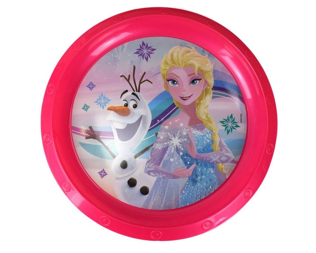 Stor Geschirr-Set Plastikteller Ø22 für Kinder Disney Frozen oder Peppa Wutz, Kunststoff von Stor