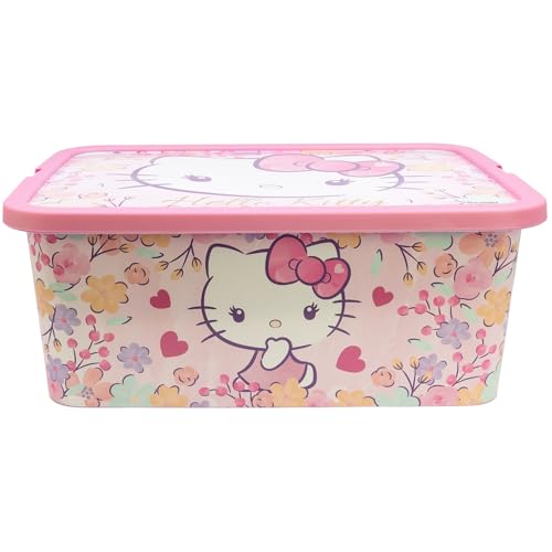 Stor Hello Kitty Aufbewahrungsbox mit Klickverschluss, 13 Liter von Stor