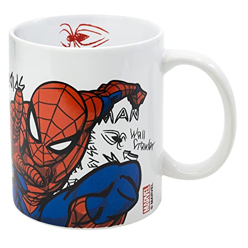 Stor KERAMIKTASSE 325 ML IN SPIDERMAN URBAN WEB GESCHENKBOX von Stor