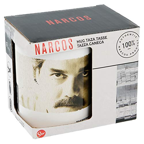 Stor Keramiktasse, 325 ml, in Geschenkbox von Narcos 'Pablo' (19709), nicht anwendbar von Stor
