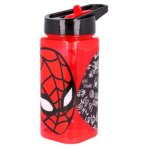 Stor Kindertrinkflasche Square 530 ml Spiderman Urban Web, Estándar von Stor