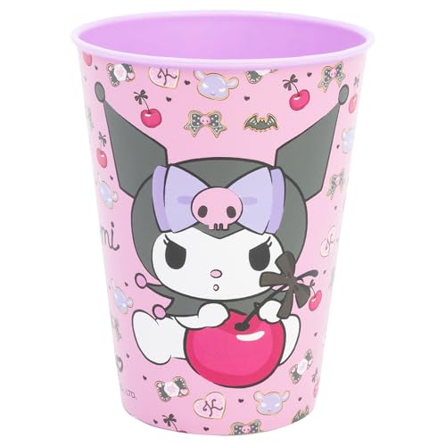 Stor Kuromi Wiederverwendbarer Kinderbecher aus Kunststoff, 260 ml Stor Kuromi Wiederverwendbarer Kinderbecher aus Kunststoff, 260 ml von Stor