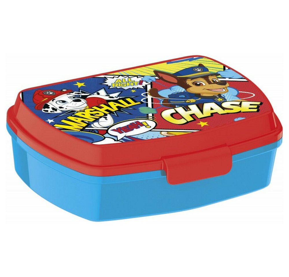 Stor Lunchbox Paw Patrol Brotbox Sandwitch Brotdose Blau Rot von Stor