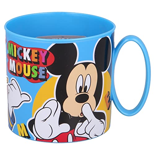 Stor Mickey Mouse Kinderbecher, wiederverwendbar, Kunststoff, 265 ml von Stor