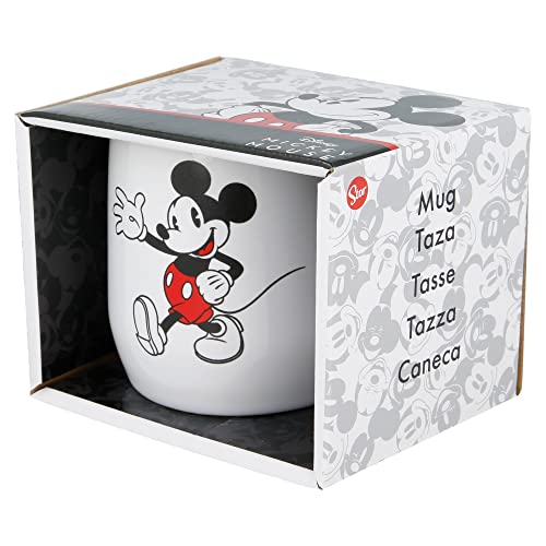 Stor Mickey Mouse 90 Keramik-Tasse, 380 ml von Stor