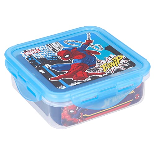 Stor Quadratisch 500 ml Spiderman Street, Kunststoff, bunt, Estándar von Stor