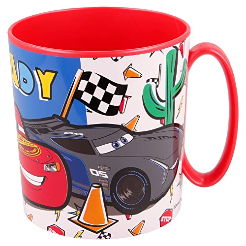 Stor Tasse Micro 350 ml Cars Lets Race, Kunststoff, bunt, 8 cm von Stor