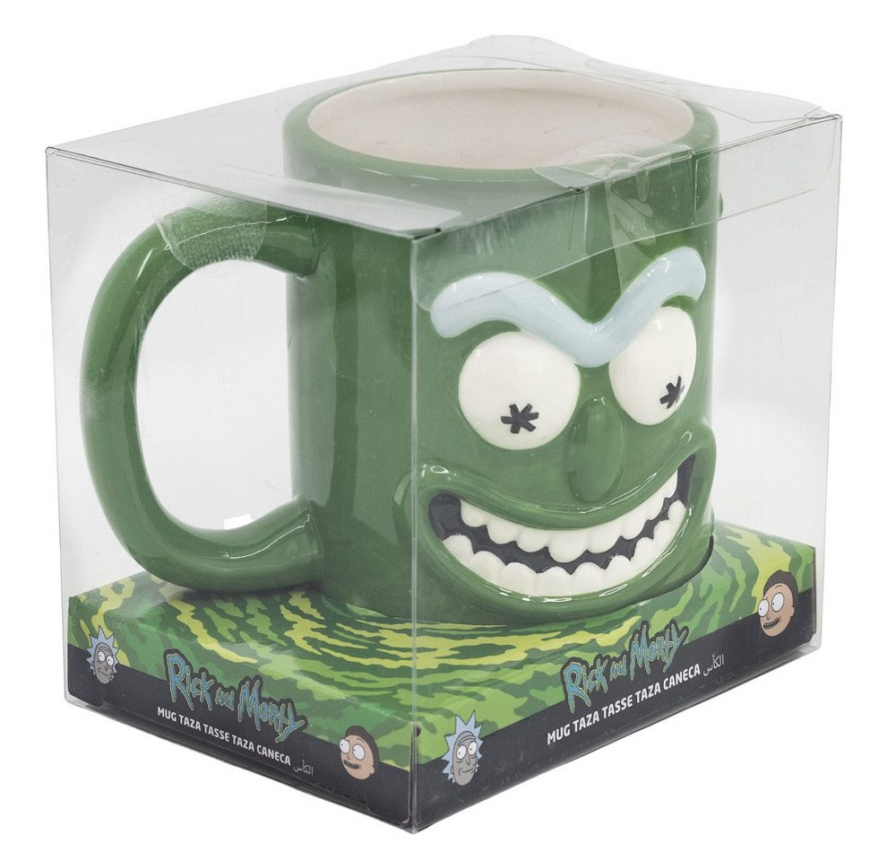 Stor Tasse Rick & Morty 3D Tasse Pickle Rick 739 ml Stor Tasse Rick & Morty 3D Tasse Pickle Rick 739 ml von Stor