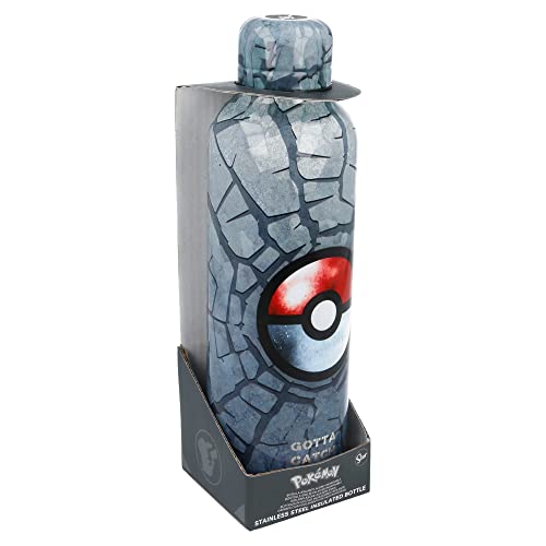 POKEMON VERZERRUNG JUNGER ERWACHSENER EDELSTAHL-THERMOSFLASCHE 515ML, Grau POKEMON VERZERRUNG JUNGER ERWACHSENER EDELSTAHL-THERMOSFLASCHE 515ML, Grau von Stor