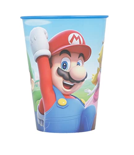 WIEDERVERWENDBARER KINDERBECHER AUS BPA-FREIEM KUNSTSTOFF 260 ML | SUPER MARIO, Bunt von Stor