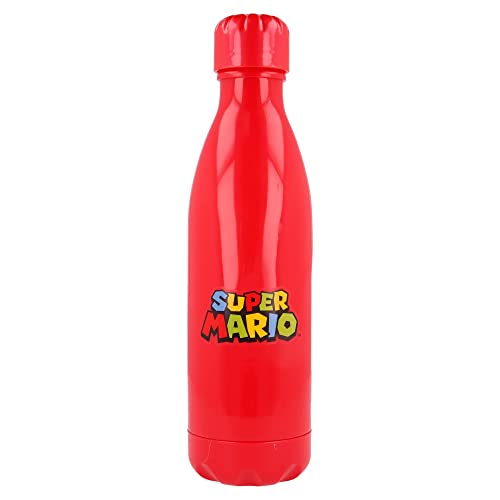 Wiederverwendbare Bpa-freie Kunststoff-Wasserflasche - 660 ml - Super Mario von Stor