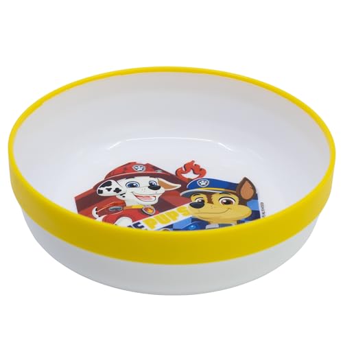 Wiederverwendbare zweifarbige Kinderschüssel mit rutschfestem Boden, Paw Patrol von Stor