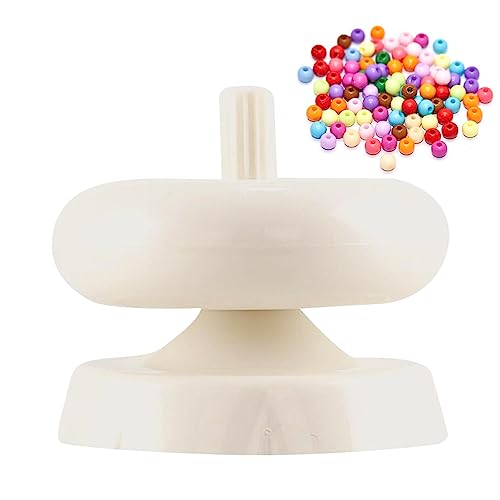 Storaffy Bead Spinner Schale | 1/2 Stück Perlenmühle | Langlebiger Perlen Spinner Günstig | Quickly Perlenspinner Bastelzubehör für die Herstellung von Schmuck und Armbändern von Tokiso