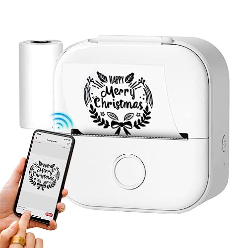 Mini Pocket Printer | Tragbarer Thermodrucker | Sofortiger Sticker Inkless Printer über USB Wiederaufladbar | 2023 Neue Etikettendrucker zum Dekorieren von Kunsthandwerk mit 1 Rollennachfüllung Mini Pocket Printer | Tragbarer Thermodrucker | Sofortiger Sticker Inkless Printer über USB Wiederaufladbar | 2023 Neue Etikettendrucker zum Dekorieren von Kunsthandwerk mit 1 Rollennachfüllung von Storaffy