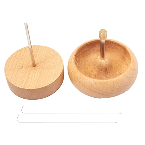 Storaffy Bead Spinner Schale Set | Ton Perlenmühle aus | Langlebiger Perlen Spinner mit Perlennadeln | Quickly Perlenspinner Bastelzubehör für Perlenweben & Schmuckherstellung von Storaffy