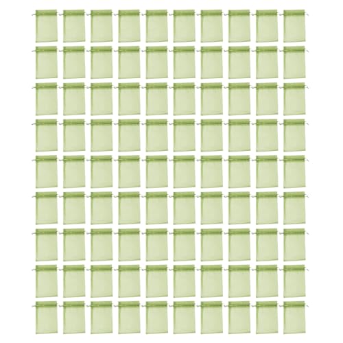 100 Pcs Fruit Protections Bag Insekt Kontroll Pflanze Mesh Beutel Garten Erdbeertrauben Kordelzugbeutel Mesh Obstnetz Für Bäume Mit Kordelmesser von Storage Bag