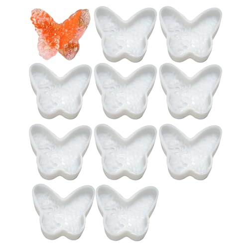 10pcs Kerze Schimmel Silikonform Kerze Herstellung Wiederverwendbarer Epoxidgussformen Zarte Hand Silikon Duftformen von Storage Bag