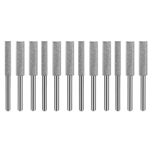 12 Pcs Leichte Kettensägenketten Diamantin Schleifspitze Für Verbesserung Der Leistungen Elektrischer Kettensägenschärfen Elektrischer Datei Mühle von Storage Bag