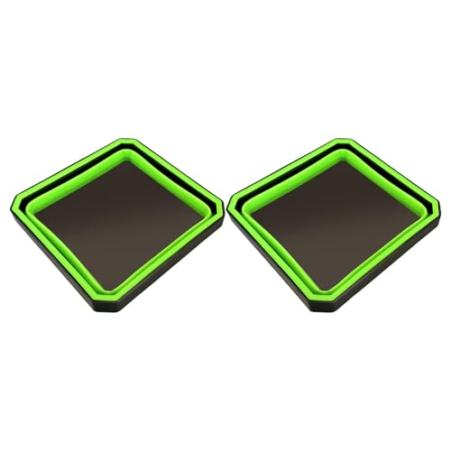2pieces Mehrzweckfaltbares Silikonmagnetschalenorganisatoren Für Kleine Metallteile Für Ingenieure Und Techniker Magnetteile Tablett 2pieces Mehrzweckfaltbares Silikonmagnetschalenorganisatoren Für Kleine Metallteile Für Ingenieure Und Techniker Magnetteile Tablett von Storage Bag
