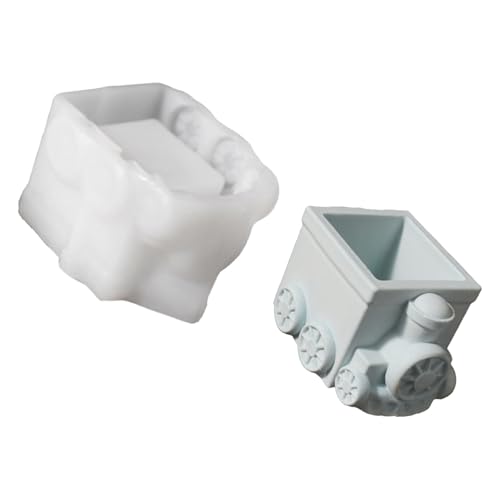 Busförmige Sukkulenten Pflanzenform Blumentöpfe Silikonform Handgefertigte Aufbewahrungsboxenformen Home Decoration Bus Form Blütenknopf Sukkulenten Pflanzen Lagerbox von Storage Bag