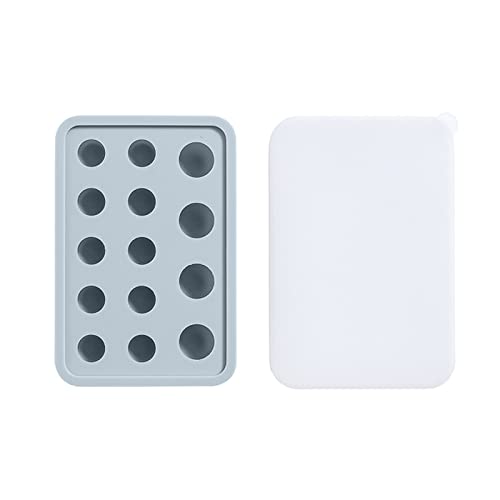 Eiszubereitungswerkzeug Rund Silikone Formen Küchen Silikone Eisschale Mit Deckel Für Gefriergeräte Eisformen Tablett von Storage Bag