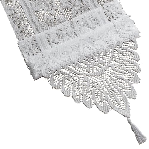Elegante Tischdecke Spitzen Tisch Läufer Qualling Design Für Hochzeitpartys Und Home Dekorationstafel Einfach Zu Reinigen Tischdecke von Storage Bag