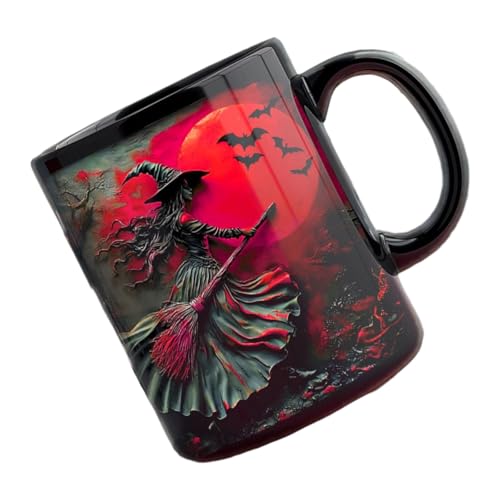 Festival Hexen Keramikbecher Halloween Getränke Witches Tasse Für Kaffee Heiße Schokoladenbegeisterte Große Kapazität Tassen Festival Hexen Keramikbecher Halloween Getränke Witches Tasse Für Kaffee Heiße Schokoladenbegeisterte Große Kapazität Tassen von Storage Bag