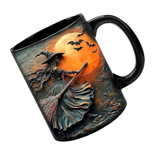 Festival Hexen Keramikbecher Halloween Getränke Witches Tasse Für Kaffee Heiße Schokoladenbegeisterte Große Kapazität Tassen von Storage Bag