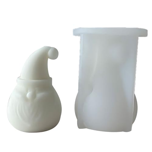Gesichtslosen Alten Mann Kerze Silikonform Epoxy Weihnachtsbaum Ornamente Machen Seife Schmelze Harz Lehm Wohndekorationen Silikonkerzenformen Zum Herstellen von Storage Bag