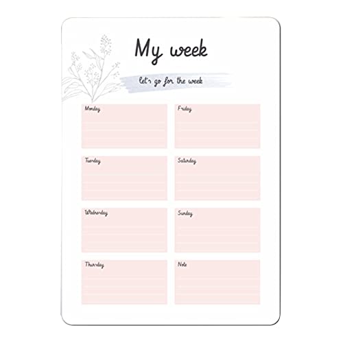 Größe Whiteboard Daily Kalender Home School School Zeichnung Kühlschrank Meldung Aufkleber Tägliches Nachrichten Zeichnung Kühlschrank Whiteboard Blatt TO DO LISTE von Storage Bag