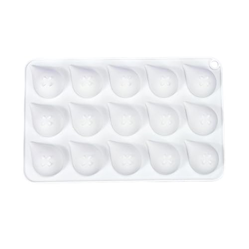 Storage Bag Hohe Temperaturen Resistente Silikonschokoladenform 15 Hohlraum Wassertropfen Mousses Kuchenform Dessert Backzubehör Kerzenherstellung Schimmel von Storage Bag