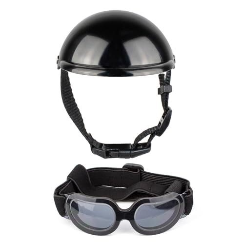 Storage Bag Hundehelm Mit Ohrloch Haustierhelm Und Schutzbrille Mit Verstellbarer Gurthund Sonnenbrille Welpenkopfabdeckung Für Fahrradzubehör Storage Bag Hundehelm Mit Ohrloch Haustierhelm Und Schutzbrille Mit Verstellbarer Gurthund Sonnenbrille Welpenkopfabdeckung Für Fahrradzubehör von Storage Bag