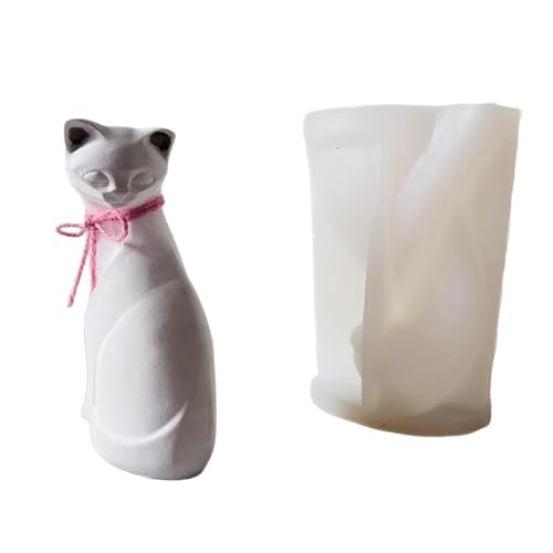 Katzen Figur Silikonformen Für Epoxidharz Kerzenseife Home Dekoration Temperaturbeständiger Schokoladen Fondantform Kerzenhalter Silikon Für Epoxidharz Katzen Figur Silikonformen Für Epoxidharz Kerzenseife Home Dekoration Temperaturbeständiger Schokoladen Fondantform Kerzenhalter Silikon Für Epoxidharz von Storage Bag