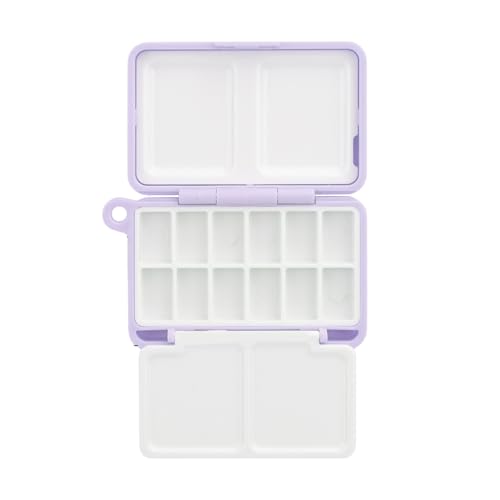 Leere Aquarellformen Box Mit Pfannen Aquarellfarbe Paletten Box Mit Deckelpfanne Für Reisen Malerei Tragbare Farbschale Leere Aquarellformen Box Mit Pfannen Aquarellfarbe Paletten Box Mit Deckelpfanne Für Reisen Malerei Tragbare Farbschale von Storage Bag