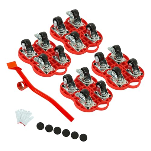 Möbelmotor Set Tragbares Möbel Mover Werkzeug Arbeiterspartransport Lifter Schwere Moving Wheel Roller Ergonomisches Schweres Objekt Bewegungsgeräte von Storage Bag