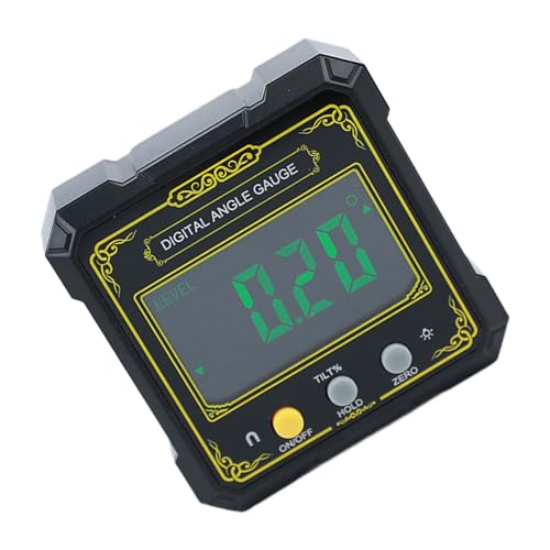Multipurpose Finder Werkzeug Digital Neigungsmesser Magnetische Proteraktorpegel Box Für Konstruktionsautomotive Projekte Hohe Genauigkeitsneigungsmesswerkzeug von Storage Bag