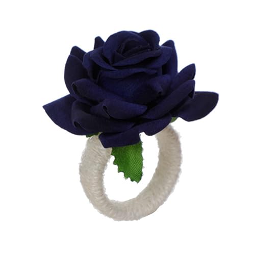 Romantik Rose Serviettenhalter Handweite Servietten Ringe Tischdekoration Für Valentines Und Muttertagsgründungstisch Dekore von Storage Bag