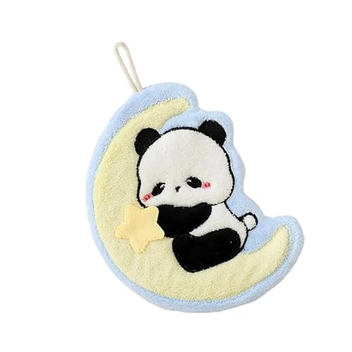 Storage Bag Cartoon Panda Hanges Handtuch Aus Weichem Fleece Und Absorbierende Für Heimkindergarten Spaß Panda Print Handtücher Hausreinigungstücher von Storage Bag