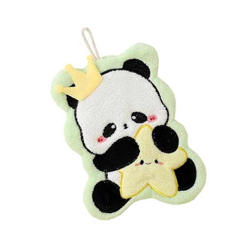 Storage Bag Cartoon Panda Hanges Handtuch Aus Weichem Fleece Und Absorbierende Für Heimkindergarten Spaß Panda Print Handtücher Hausreinigungstücher von Storage Bag