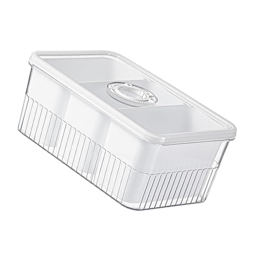 Storage Bag Clear Deckel Transparenz Geteilte Snacks Nuss Aufbewahrungsbox Lebensmittellagerbehälter Mit Multi Fach von Storage Bag